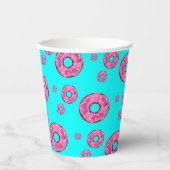 ピンククリームドーナツ 紙コップ (正面)