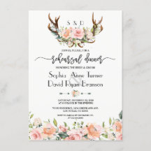 ピンククリームフローラ〔雄ジカの〕枝角リハーサルディナー