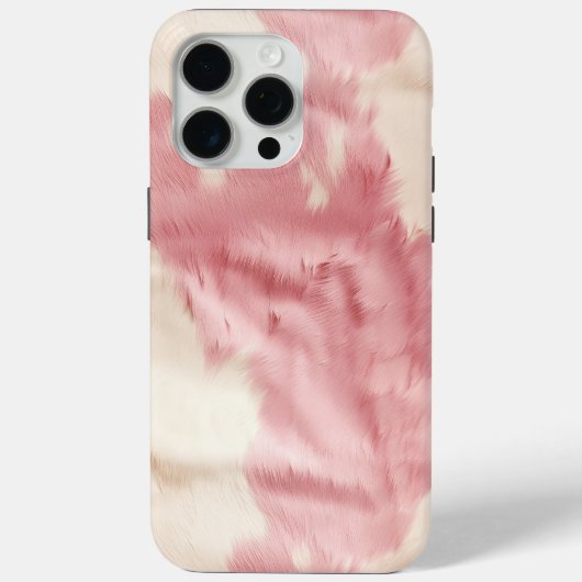 ピンククリーム白動物 Case-Mate iPhoneケース (裏面)