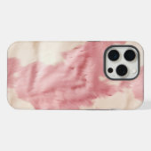 ピンククリーム白動物 iPhoneケース (裏面横)