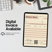 ピンククリーム請求書販売領収小規模企業 カード