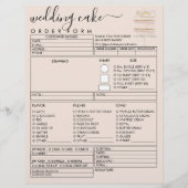 ピンククリ結婚ーム誕生日ベーカリーケーキ注文型枠 チラシ (正面)