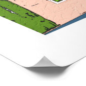 ピンククレオールコテージ ポスター (角)