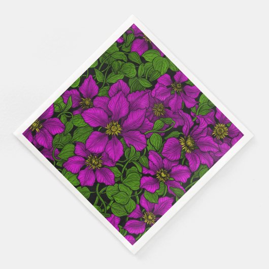 ピンククレマティスつる植物 (コーナー)