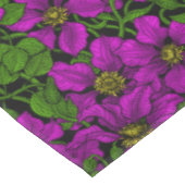 ピンククレマティスつる植物 テーブルクロス (アングル)