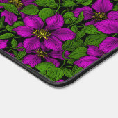 ピンククレマティスつる植物 デスクマット (コーナー)