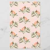 ピンククレメンチンリトルかわいこちゃんベビーシャワーメニュー (裏面)