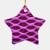 ピンククロシェの外観 セラミックオーナメント (裏面)