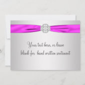 ピンククロスエレガントクリスチャンサンキューカード サンキューカード (裏面)