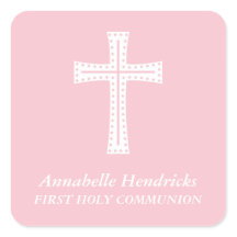 ピンククロスガールズファースト聖餐式