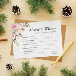 ピンククールのアドバイス&新郎新婦カードのご要望 招待状