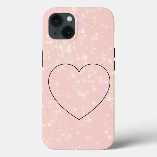 ピンククールのスパークリー Case-Mate iPhoneケース (裏面)