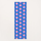 ピンククールグラデーションの太陽パターン両面 ヨガマット (正面)