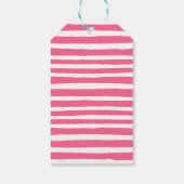 ピンククールサマーガール誕生日のお願い ギフトタグ (裏面)