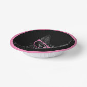 ピンククールメガネ&バブルガム猫 ペーパーボウル (傾斜あり)