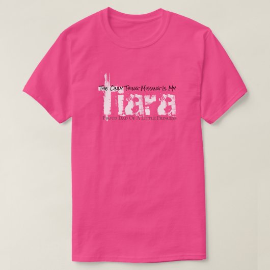 ピンククール感動的色 Tシャツ (デザイン正面)