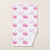 ピンクク王室のローンズフェアヤーブルプリンスストーリーブックデコル バスタオルセット (ハンドタオル)