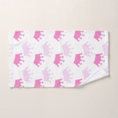 ピンクク王室のローンズフェアヤーブルプリンスストーリーブックデコル バスタオルセット (ハンドタオル)