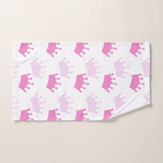 ピンクク王室のローンズフェアヤーブルプリンスストーリーブックデコル バスタオルセット (ハンドタオル)