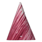 ピンクグガーリーラムグリジーティンセルストライプ誕生日 パーティーハット (右)