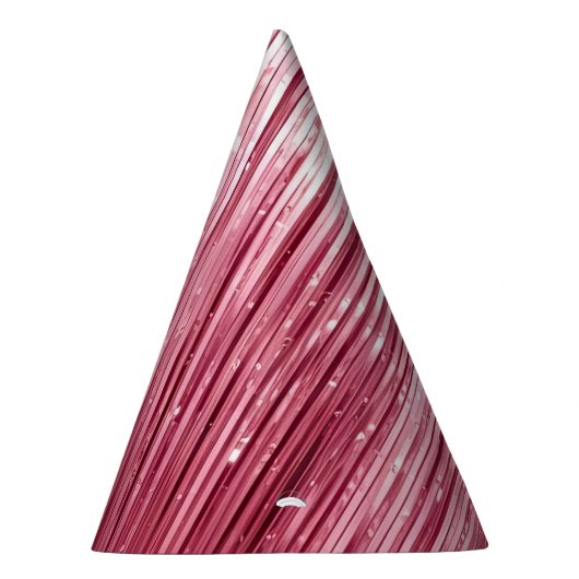 ピンクグガーリーラムグリジーティンセルストライプ誕生日 パーティーハット (右)