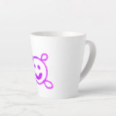 ピンクグッドデイマグ カフェラテマグ (右アングル)