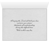 ピンクグラジオラスオンヴィンテージバイブル悔やみや弔慰 (内部横(下))