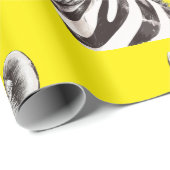 ピンクグラスのゼブラ ラッピングペーパー (ロールコーナー)