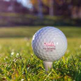 ピンクグラスパーゴルフクラブ ゴルフボール