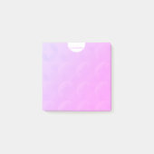 ピンクグラデーションと紫の周囲光デザイン ポストイット (正面)