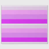 ピンクグラデーションのクリスマス ラッピングペーパー (フラット)