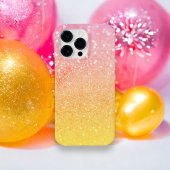 ピンクグラデーションイエローグリッターキラキラ Case-Mate iPhoneケース