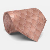 ピンクグラデーショングリッタードラゴンはかりで測エフェクトネックタイ ネクタイ (ロール)