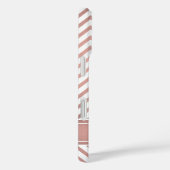 ピンクグラデーションシボロン模様シンプルモノグラモダンム Case-Mate iPhoneケース (裏面 / 右)