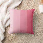ピンクグラデーションストライプ色 クッション (ブランケット)