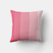 ピンクグラデーションストライプ色 クッション (裏面)