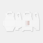 ピンクグラデーションハート フェイバーボックス (折り畳みなし)