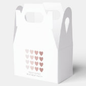 ピンクグラデーションハート フェイバーボックス (オープン)