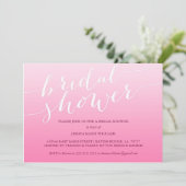 ピンクグラデーションブライダルシャワー 招待状 (スタンド正面)