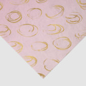 ピンクグラデーション金ゴールドシックサークル 薄葉紙 (詳細)