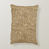 ピンクグラデーション金ゴールドヒョウ印刷 アクセントクッション (裏面(縦))