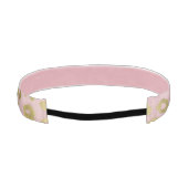 ピンクグラデーション金ゴールドヒョウ印刷 アスレチックヘッドバンド (裏面)