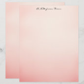 ピンクグラデーション レターヘッド (正面/裏面)