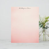 ピンクグラデーション レターヘッド (スタンド正面)