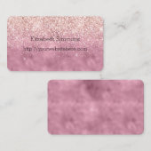 ピンクグラムグリッツグリッター 名刺 (正面/裏面)