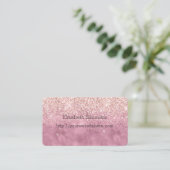 ピンクグラムグリッツグリッター 名刺 (スタンド正面)