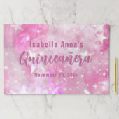 ピンクグラムスターリーキンセニェラ紙ランチョンマット ペーパーパッド (インサイチュ)