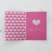 ピンクグラムダイヤモンドハート カード (内部)