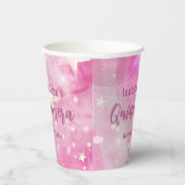 ピンクグラムモダングリーミングスターリーキンセアニラ 紙コップ (右)