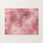 ピンクグラム金ゴールド ジグソーパズル (横)